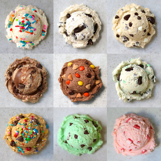 All Edible Cookie Dough Recipes + Mixing Video Bundle